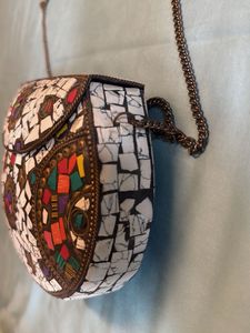 Vintage Mosaic Crossbody Bag