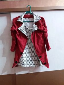 Jacket With T Shirt For Ladies....