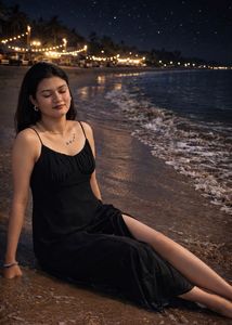 Elegant Black Slip Dress