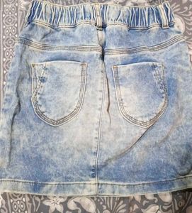 Denim Mini Skirt
