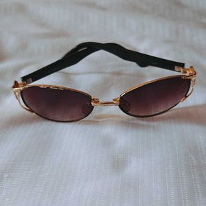 Stylish Gold Rim Sunglasses