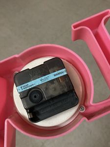 Pink Love Clock