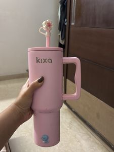 Kixa Tumbler With Free Metal Straw And Its Clean
