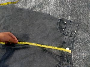 Charcoal Straight Jeans