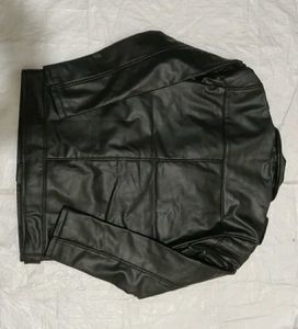 Stylish Black Faux Leather Jacket