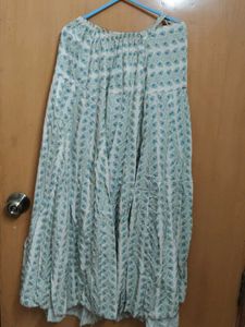 Ethnic Skirt With Design
