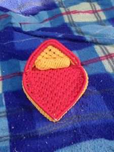 Handmade Knitted Bad for Laddu gopal ji