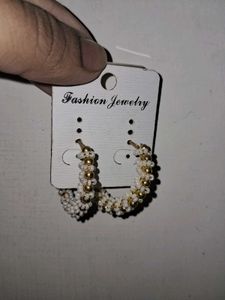 Beaded Hoop Earrings