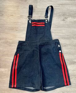 Denim Dungaree/Short Above Knee Length
