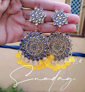 Elegant Kundan Earrings
