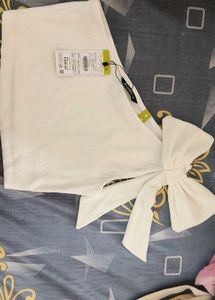 White Bow Top