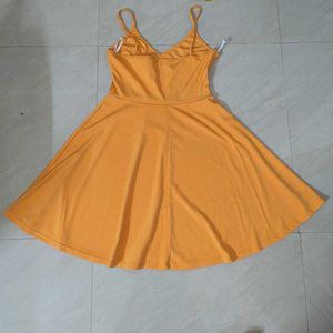 Mustard Sleeveless Dress