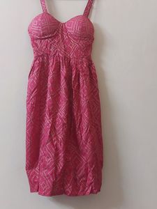 Pink Bustier Sundress