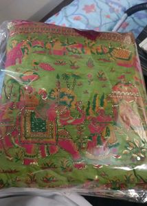 Pure Pashmina Silk Handwork Saree
