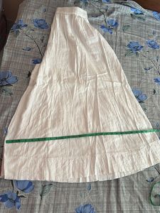 White Full Flare Palazzo