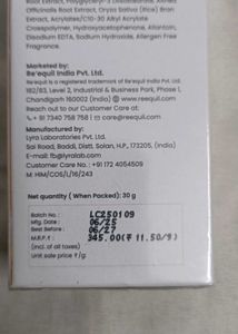 Re'equil Skin Radiance Cream