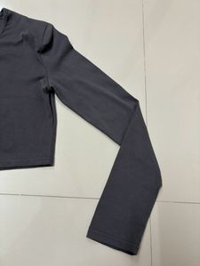 Charcoal Grey Croptop