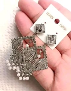 Combo Of 4pair New Latest Design Silver Colour