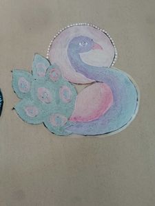 Peacock Rangoli Design