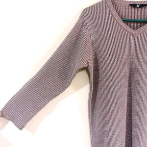 FIG shimmering  Knit Top