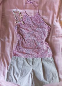 Paisley Halter Top