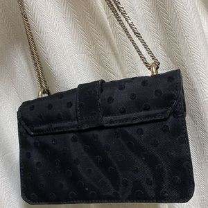 Zara Black Polka Sling Bag