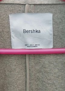 BERSHKA Grey Long Coat