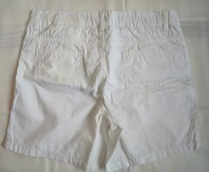White Denim Shorts
