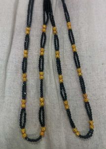 Beaded Black Necklace