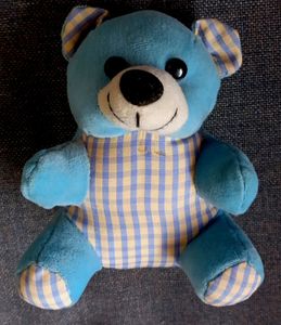 Small Blue Bear Soft Toy For Kids