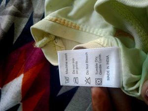Yellow Colour Tshirt For Girls