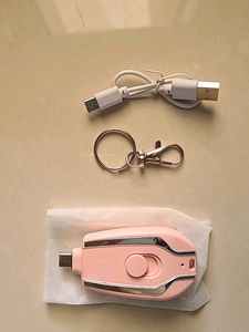 Keychain Power Bank Pink