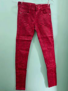 Animal Print Jeans