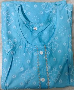 This Is The Reyon Cotton Long Kurti .