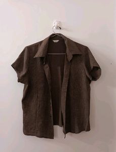 Brown Fitted Shirt
