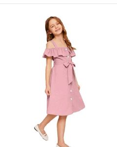 Off-Shoulder Frock With Belt