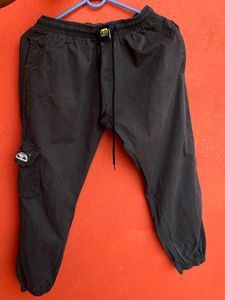 Grey Cargo Joggers