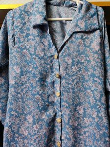 Floral Shirt Dress