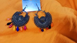 Boho Chic Colorful Drop Earrings