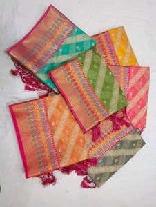 Colorful Banarasi Silk Sarees