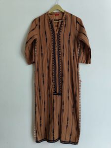 W Brown Kurti