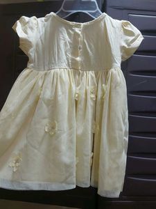 Yellow Flower Girl Dress
