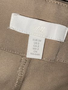 H&amp;M Beige Wide Leg Trousers