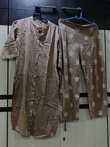 Cotton Kurta &amp; Pant Set