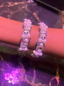 Pearl &amp; Crystal Cuff Bracelets