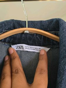 ZARA TRF Long Denim Dress