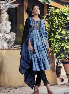 Stylish Blue Kurta Set