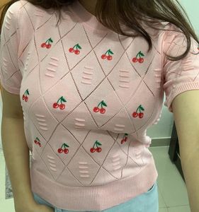 Cherry Knit Top