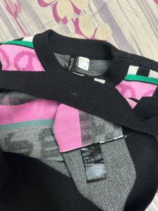 H&amp;M Jacquard Knit Sweater Vest