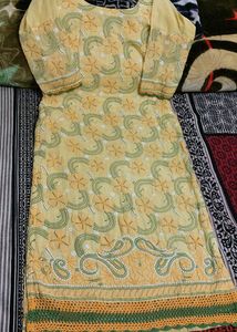 Exclusive PURE CHICKENKARI KURTI